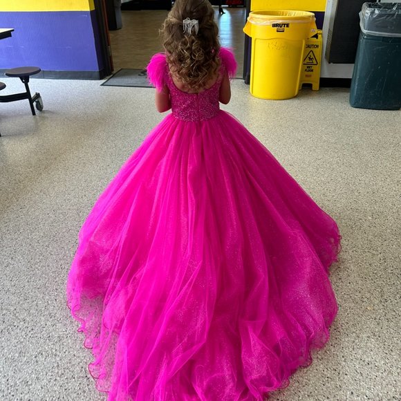 Pink Pageant Dress - Picture 3 of 4